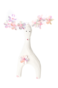 Hreind&yacute;r me&eth; bl&oacute;mum